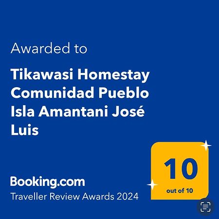 Tikawasi Homestay Comunidad Pueblo Isla Amantani Jose Luis Окосуйо Экстерьер фото